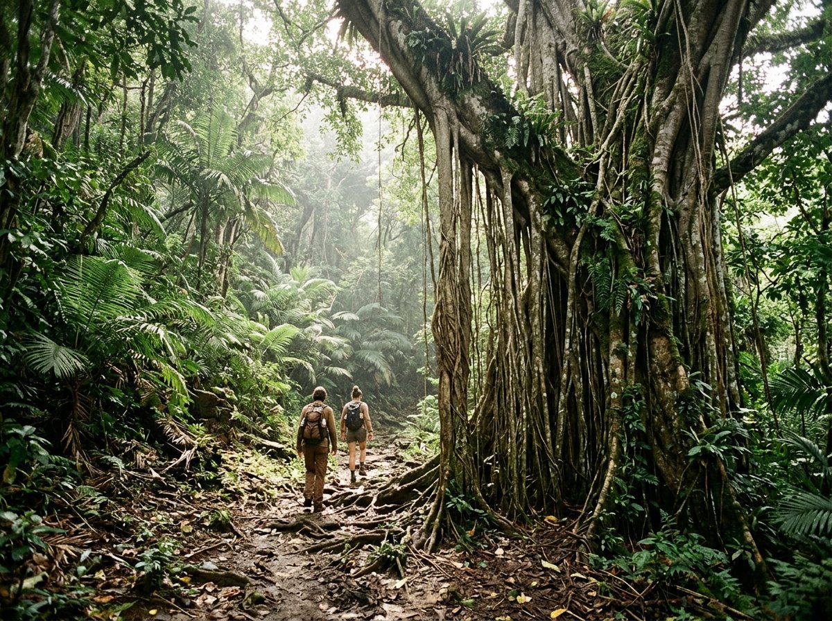 Caminata por la isla