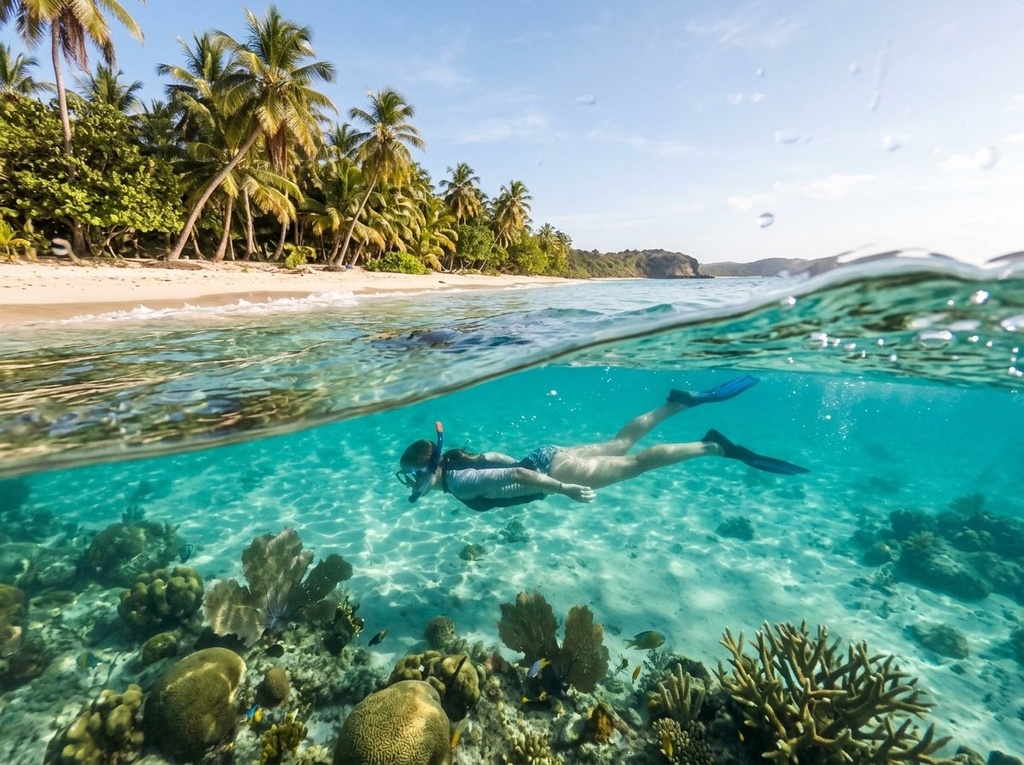 Snorkel en el arrecife
